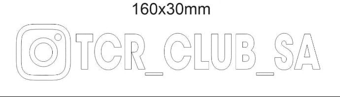 TCR Club SA Stickers